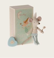 Maileg Zahnfeemaus Kleiner Bruder in Streichholzschachtel