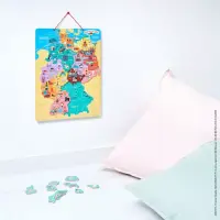 Magnetisches Land Puzzle Deutschland