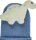 Baby Rasselsocken Dino Rexi mittelblau 15-16