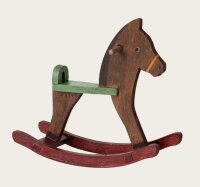 Maileg Schaukelpferd Maus Dunkelbraun