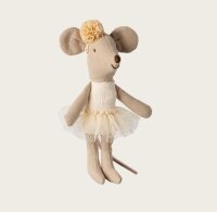 Maileg Ballerina-Maus Kleine Schwester Creme