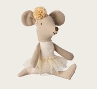 Maileg Ballerina-Maus Kleine Schwester Creme