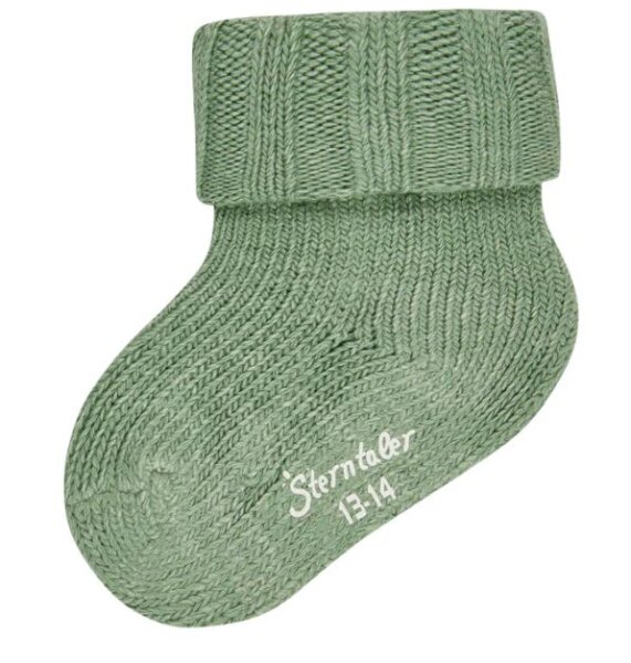 Baby Socken Wolle uni