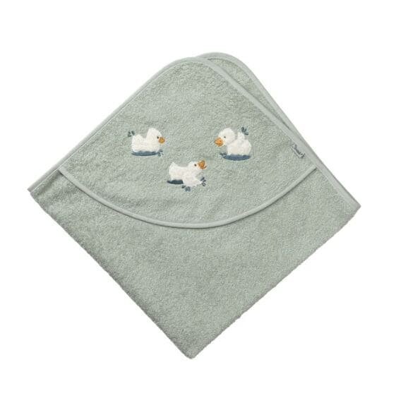 Kapuzenbadetuch 80 x 80 Ente Edda