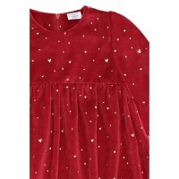 HCDonna Gold Kleid mit goldenen Herzchen