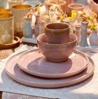 Stoneware Schälchen rosa