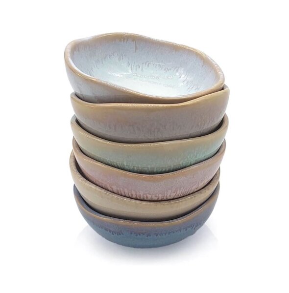 Stoneware Schälchen türkis