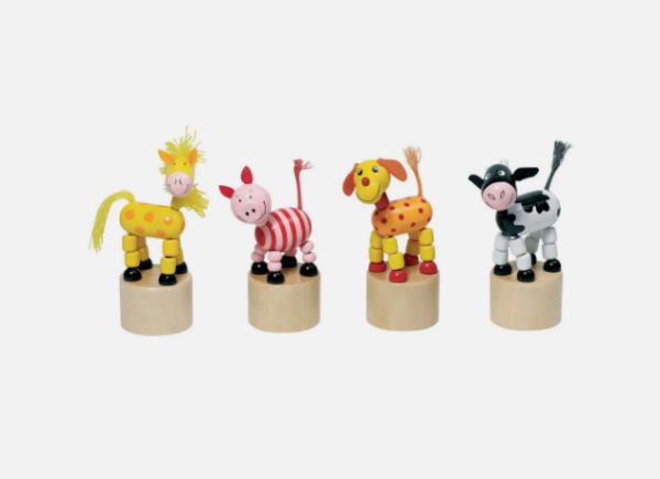 Goki Wackeltiere versch. Tiere