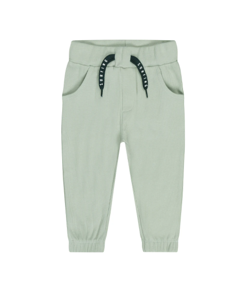 Dirkje Jogginghose gerippt soft sage