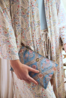 PIP Charly Cosmetic Flat Pouch Medium Ornamento Blue