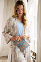 PIP Charly Cosmetic Flat Pouch Medium Ornamento Blue