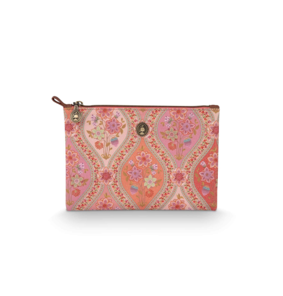 PIP Charly Cosmetic Flat Pouch Medium Ornamento Orange