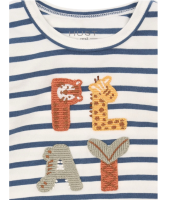 HCAugust Play T-Shirt mit Streifen