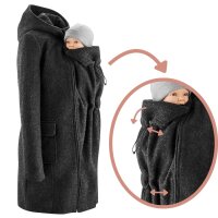 Kapuzen Tragemantel Vienna Anthracite