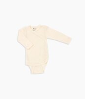 Engel Wickelbody langarm Merinowolle & Seide GOTS