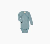 Engel Wickelbody langarm Merinowolle & Seide GOTS