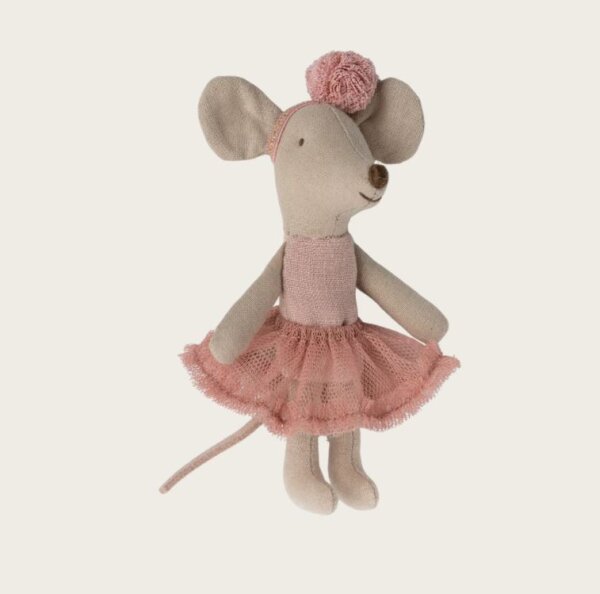 Maileg Ballerina Maus, kleine Schwester Rose