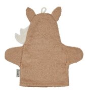Waschhandschuh Pferd Sunny beige